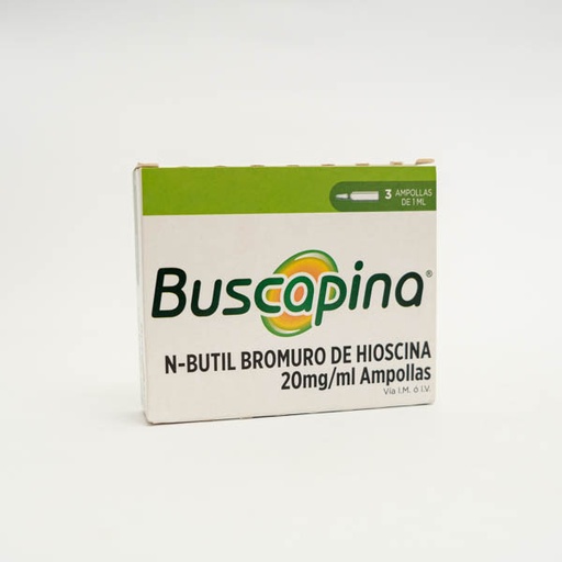 [003132] BUSCAPINA AMP 20MG 1ML X 3  SANOFI