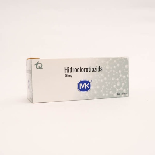 [003580] HIDROCLOROTIAZIDA TAB 25MG X 300  MK