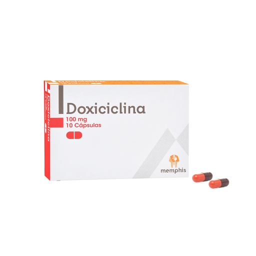 [003591] DOXICICLINA CAP 100MG X 10 MEMPHIS