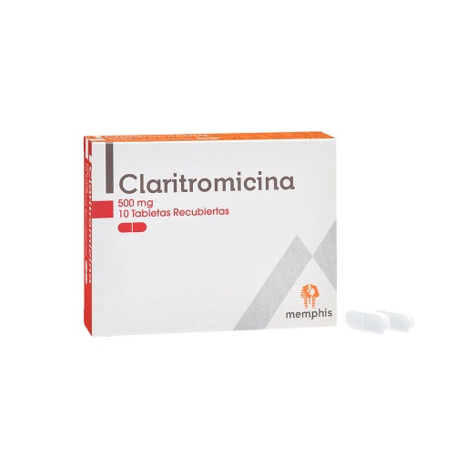 [003763] CLARITROMICINA TAB 500MG X 10 MEMPHIS