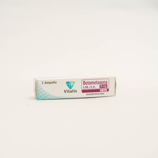 [000336] BETAMETASONA AMP 8MG X 1 VITALIS