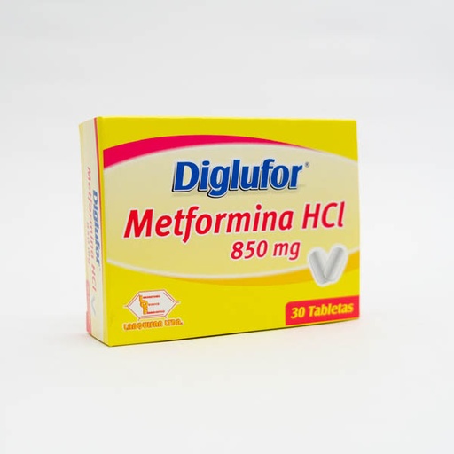 [004120] DIGLUFOR TAB 850MG X 30  METFORMINA LABQUIFAR