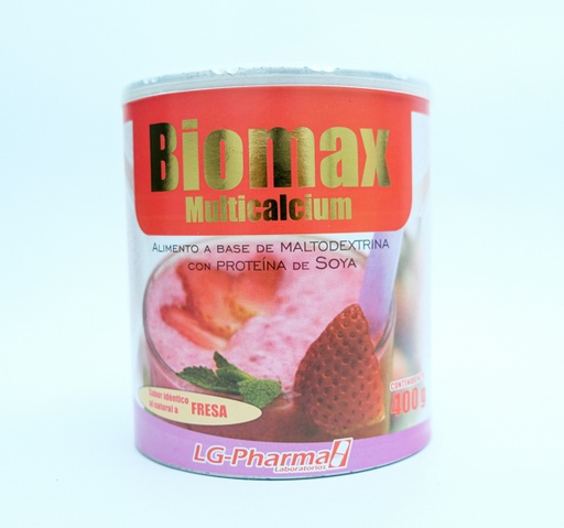 [004335] BIOMAX ADUL POLVO X 400G  fresa  LGPHAR