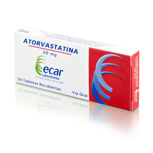 [004488] ATORVASTATINA TAB 20MG X 10  ECAR