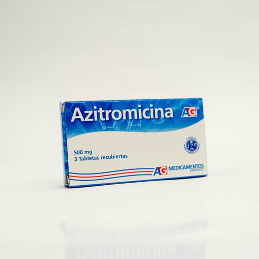 [000376] AZITROMICINA TAB 500MG X 3 AG