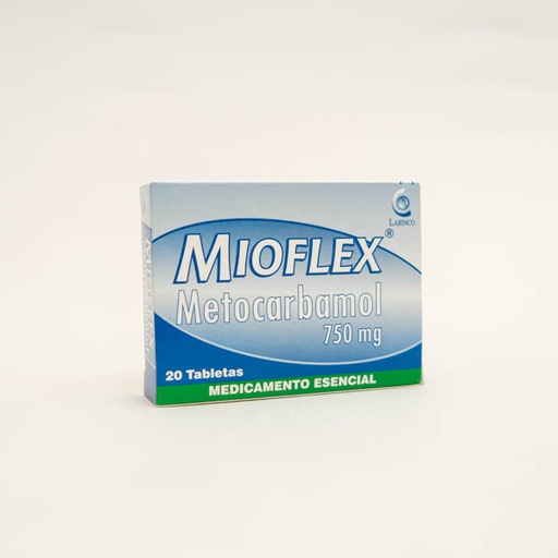 [004593] METOCARBAMOL TAB 750 X 20  MIOFLEX  LABINCO