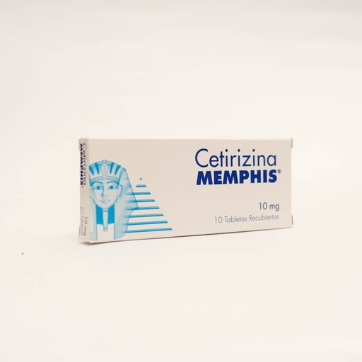 [004690] CETIRIZINA TAB 10MG X 10 MEMPHIS