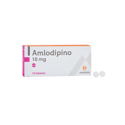 [004731] AMLODIPINO TAB 10MG X 10 MEMPHIS