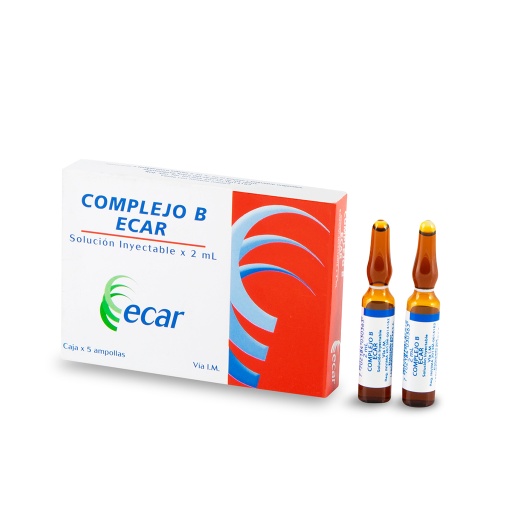 [004826] COMPLEJO B AMP 2ML X 5  ECAR
