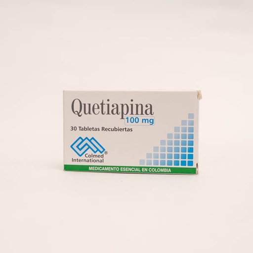 [005359] QUETIAPINA TAB 100MG X 30  COLMED