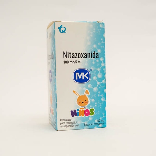 [005588] NITAZOXANIDA SUS 100MG X 60ML MK