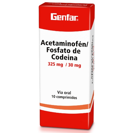 [006105] ACETAMI CODEINA TAB 325 30MG X 10  GF