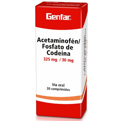 [006106] ACETAMI CODEINA TAB 325 30MG X 30 GF