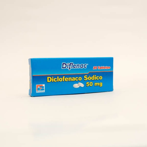 [000493] DIFLENAC TAB 50MG X 20  BIOQUIFAR