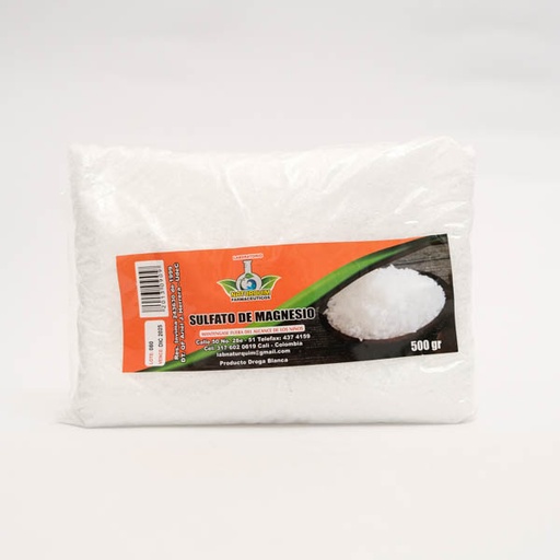 [006329] SULFATO DE MAGNESIA BOLSA X 500GR NQUIM