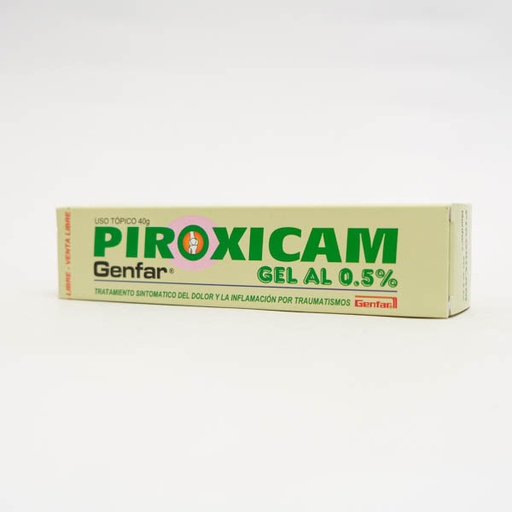 [006541] PIROXICAM GEL 40MG X 40G  GF