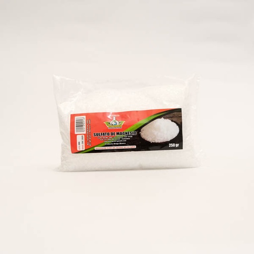 [006550] SULFATO DE MAGNESIA BOLSA X 250GR NATURQUIM