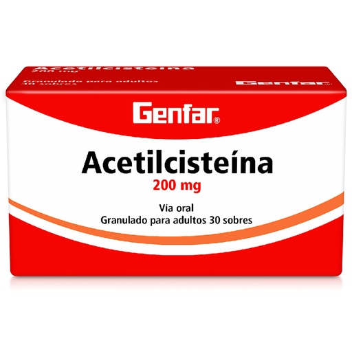 [006571] N ACETILCISTEINA SOB 200MG X 30  GF