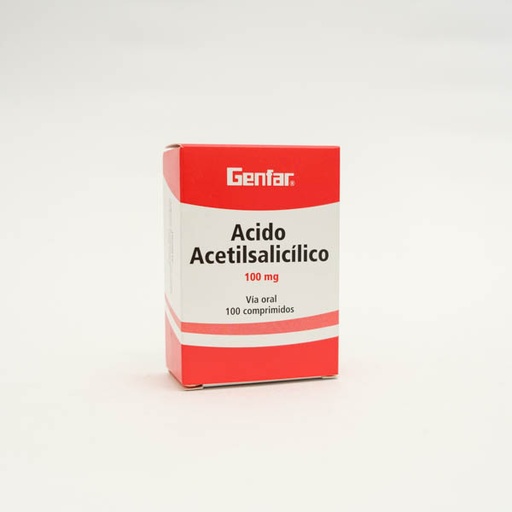 [006572] ACIDO ACETIL SAL 100MG X 100  GF