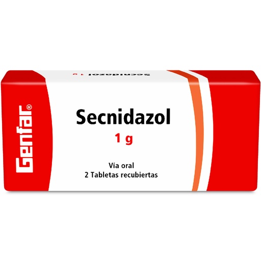 [000546] SECNIDAZOL TAB 1GR X 2  GF