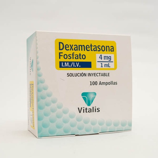 [006926] DEXAMETASONA AMP 4MG X 100  VITALIS