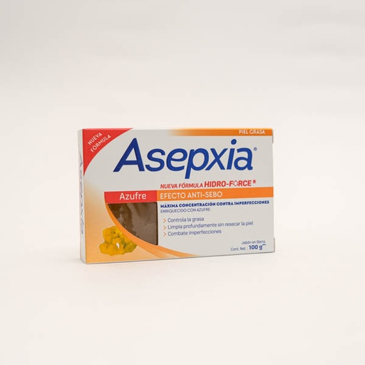 [007020] ASEPXIA JABON AZUFRE 100GR  GENOMA LAB