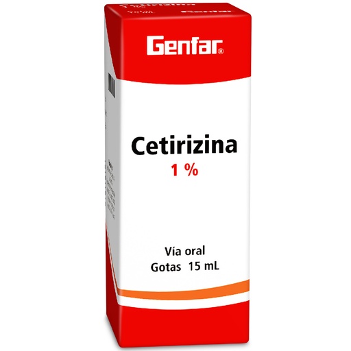 [007043] CETIRIZINA GOTAS X 15ML  GF