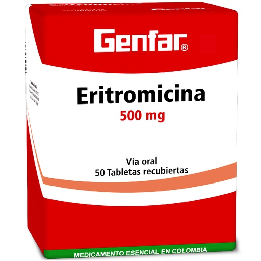 [000613] ERITROMICINA TAB 500MG X 50  GF