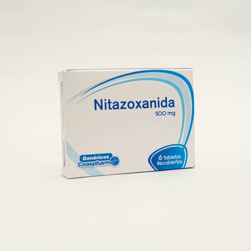 [007501] NITAZOXANIDA TAB 500MG X 6  PC