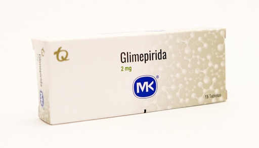 [007992] GLIMEPIRIDA TAB 2MG X 15 MK