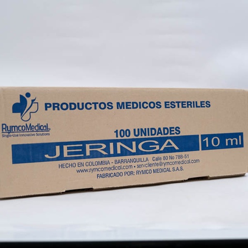 [008418] JERINGA 10ML 21G X 1 1X2 X 100 RYMCO