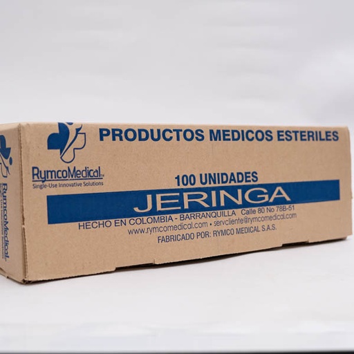 [008510] JERINGA 3ML 21G X 1 1X2 X 100 RYMCO