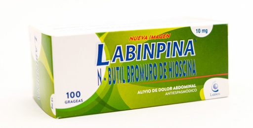 [000734] HIOSCINA BUTIL BROM 10MG X 100 LABINPINA  LABINCO