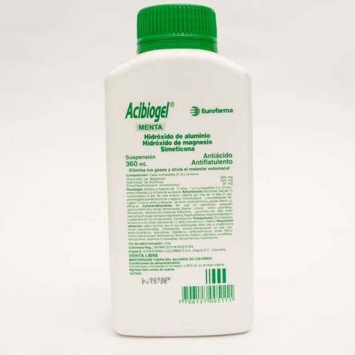 [008747] ACIBIOGEL SUSP X 360ML MENTA EURO MADURO