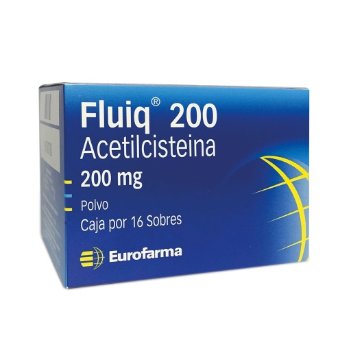 [008760] FLUIQ SOB 200MG X 16  EURO MADURO