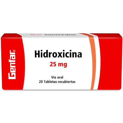 [000782] HIDROXICINA TAB 25MG X 20  GF