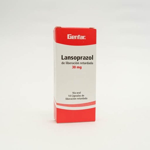 [000918] LANZOPRAZOL CAP 30MG X 14 GF