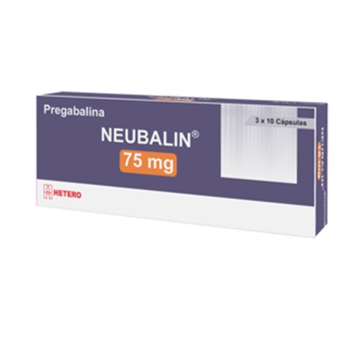 [8871] PREGABALINA CAP 75MG X 30 NEUBALIN  SEVEN PHARMA