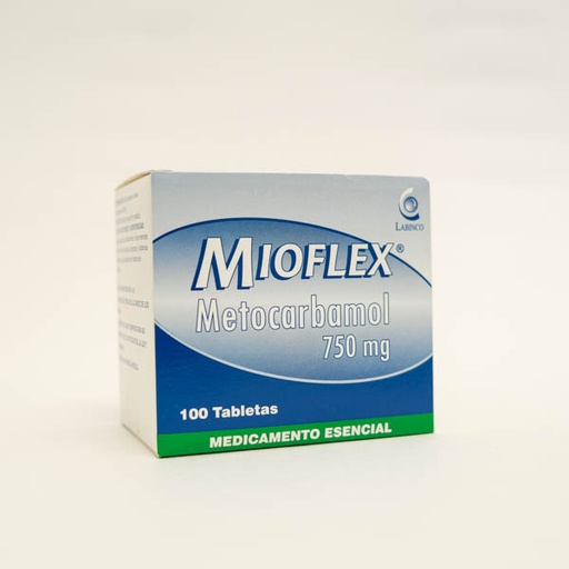 [8937] METOCARBAMOL TAB 750 X 100 MIOFLEX LABINCO