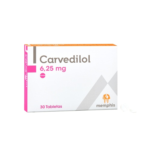 [9007] CARVEDILOL TAB 6 25MG X 30 MEMPHIS