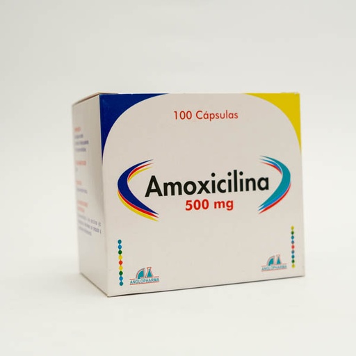 [9055] AMOXICILINA CAP 500MG X 100 ANGLOPHARMA