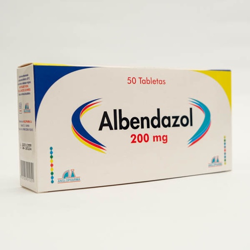 [9061] ALBENDAZOL TAB 200MG X 50 ANGLO