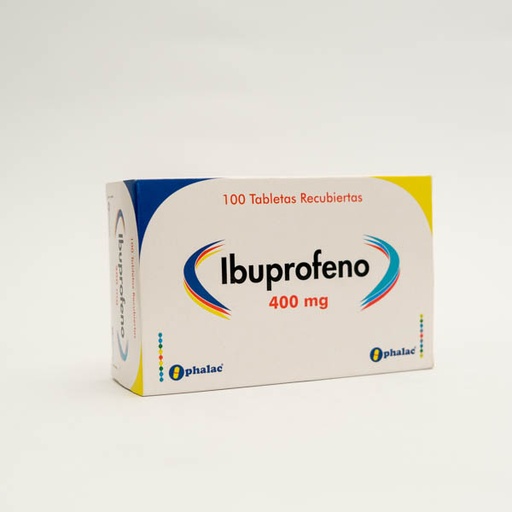 [9065] IBUPROFENO TAB 400MG X 100 ANGLOPHARMA