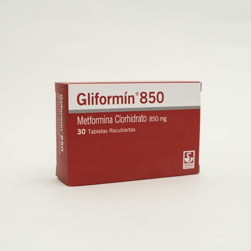 [9307] METFORMINA TAB 850MG X 30 GLIFORMIN HUMANCARE