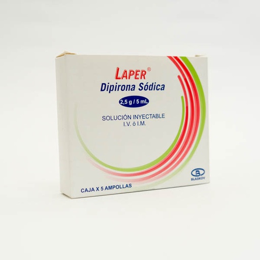 [9479] DIPIRONA SODICA AMP 2.5G X 5 LAPER BLASKOV