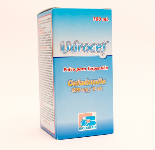 [9684] UDROCEF SUS 250MG X 100ML CEFADROXILO BIOQUIFAR