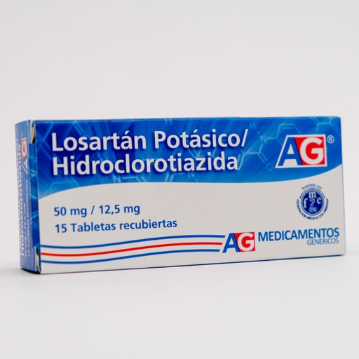 [9705] LOSARTAN TAB 50 HIDROC 12 5MG X 15  AG