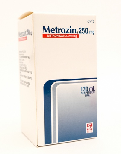 [9786] METROZIN SUS 250MG X 120ML  SIEGFRIED