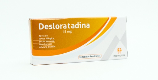 [9810] DESLORATADINA TAB 5MG X 10 MEMPHIS