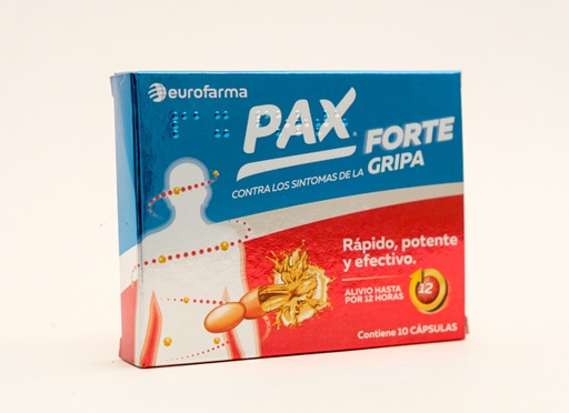 [9866] PAX FORTE CAP 400MG X 10 EURO PAX